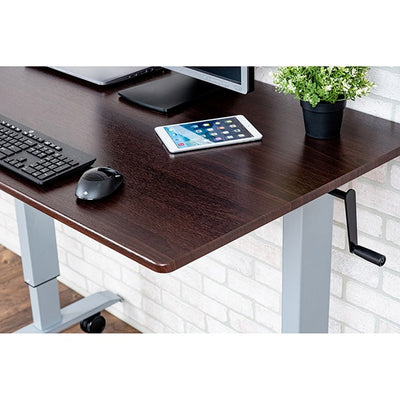 Luxor 48 Crank Adjustable Stand Up Desk Top Close Up