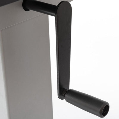 Luxor 60 Crank Adjustable Stand Up Desk Crank Close Up