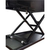 Luxor Level Up 32 Pneumatic Adjustable Desktop 3D View Close Up