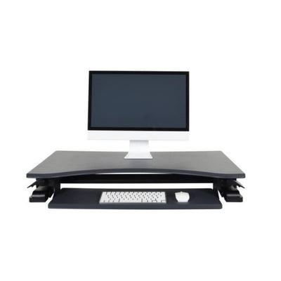 Luxor Level Up Premier Standing Desk Converter Front View Compressed