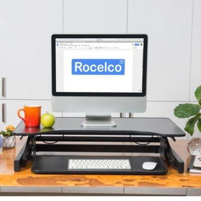 Rocelco ADR Adjustable Desk Riser Front View