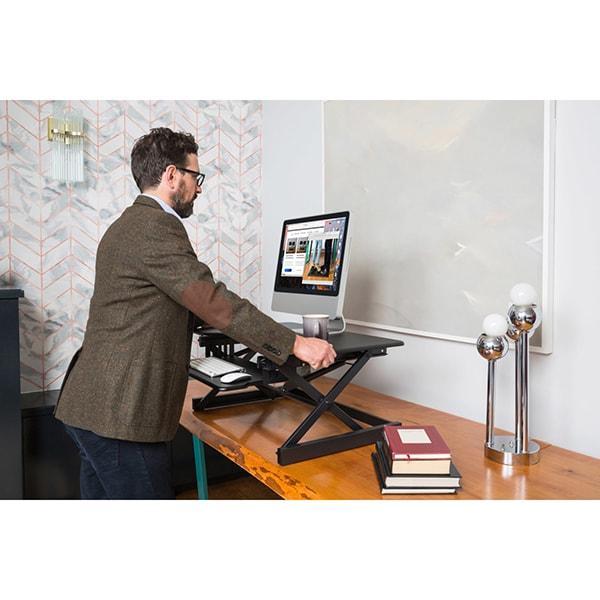Rocelco DADR 40 Standing Desk Converter Standing Desk Nation