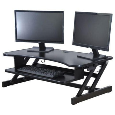 Rocelco DADR Deluxe Adjustable Desk Riser BlackRocelco DADR Deluxe Adjustable Desk Riser Black