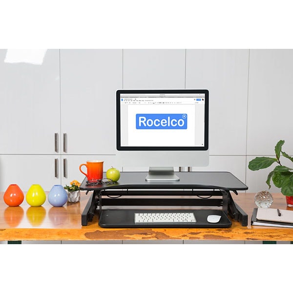 Rocelco deluxe hotsell adjustable desk riser