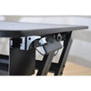 Rocelco DADR Deluxe Adjustable Desk Riser Height Lever