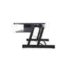 Rocelco DADR Platinum Ergonomic Bundle Stand Desk Riser Side View