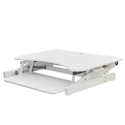 Rocelco EADR Ergonomic Adjustable Desk Riser 3D View Collapsed