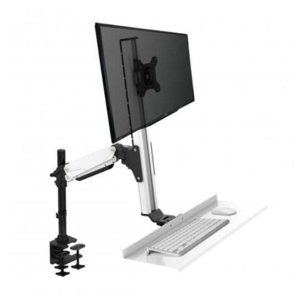 Rocelco EFD Ergonomic Sit to Stand Floating Desk Single Screen