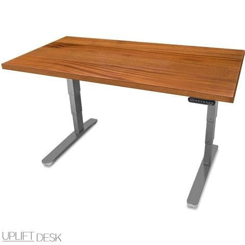 Uplift Height Adjustable Standing Desk w/ Solid Wood Desktop - Standing Desk Nation