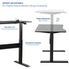VIVO 47 Inch Pneumatic Desk Height Setting