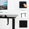 VIVO Manual Height Adjustable Desk Black Close Up