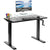 VIVO Manual Height Adjustable Desk Black