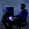 VIVO Z-Shaped 47 Gaming Computer Desk DESK-GM1ZB Dark