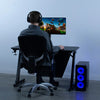 VIVO Z-Shaped 47 Gaming Computer Desk DESK-GMZ0B Loaded