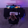 VIVO Z-Shaped 47 Gaming Computer Desk DESK-GMZ0B Top View