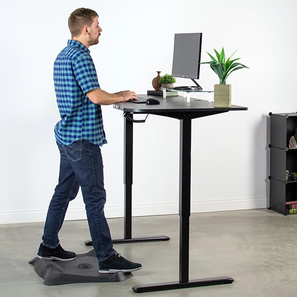 VIVO DESKKIT2E1B 63" Electric Height Adjustable Desk Standing Desk