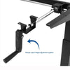 VIVO Crank Height Adjustable Desk Base Black Crank Close Up
