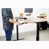 VIVO Crank Height Adjustable Desk Base Black Crank Turning