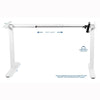 VIVO Crank Height Adjustable Desk Base White Dimension