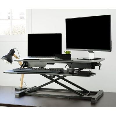 VIVO DESK-V000K Standing Desk Converter Front View