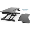 VIVO DESK-V000K Standing Desk Converter Removable Keyboard Tray