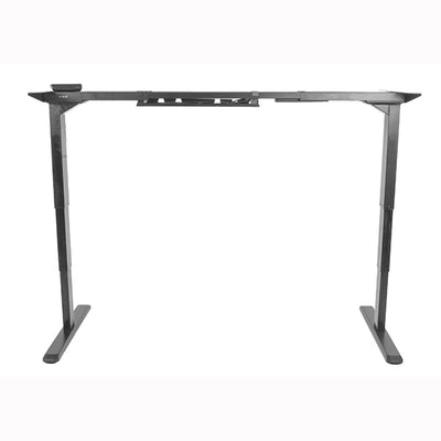 VIVO Dual Motor Electric Desk Base Black Front View