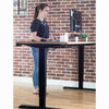 VIVO Dual Motor Electric Desk Base Black Standing