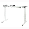 VIVO Dual Motor Electric Desk Base White 3D View