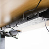 VIVO Single Motor Electric Desk Base Black Cable Management