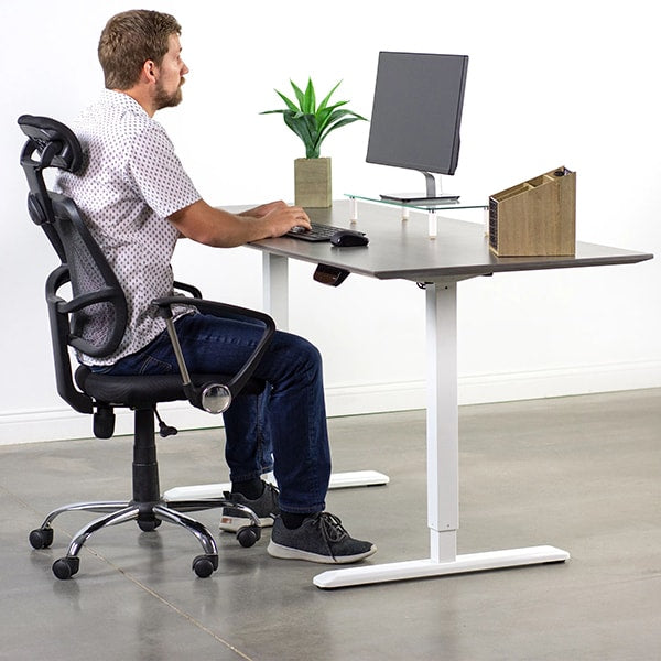 VIVO Single Motor Electric Desk Base DESK V102E