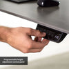 VIVO Single Motor Electric Desk Base White Touch Control Close Up