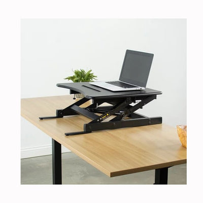 VIVO Single Top 22 Laptop Desk Riser Top Front Side View