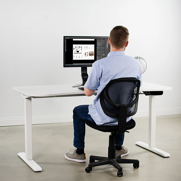 Computer Desk Front View