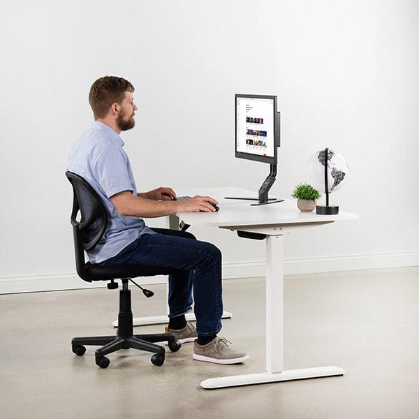 Vivo adjustable best sale desk and chair