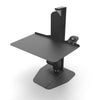 VersaDesk Mini Power Desktop Riser 3D View Black Middle