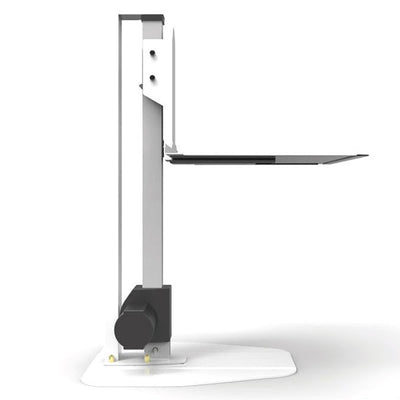 VersaDesk Mini Power Desktop Riser Side View White