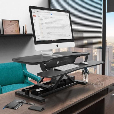 VersaDesk Power Pro 36 inch Electric Standing Desk Converter 3D View