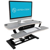 VersaDesk Power Pro 36 inch Electric Standing Desk Converter Gray 3D View