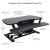 VersaDesk Power Pro 40 inch Electric Standing Desk Converter Features