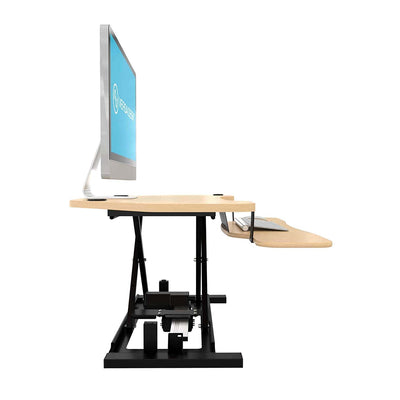 VersaDesk Power Pro Corner 36 inch Electric Maple Right Side View