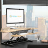 VersaDesk Power Pro Corner 36 inch Electric Standing Desk Converter 3D View  Environment
