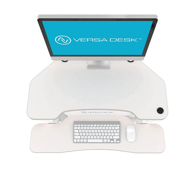 VersaDesk Power Pro Corner 36 inch White Top View