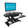 VersaDesk Power Pro Corner 36 inch Black 3D View Facing Right