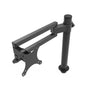 VersaDesk Universal Single LCD Spider Monitor Arm Black Front View
