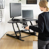 Vivo Desk V000VCE 43 Electric Standing Desk Riser  Front Side View Standing