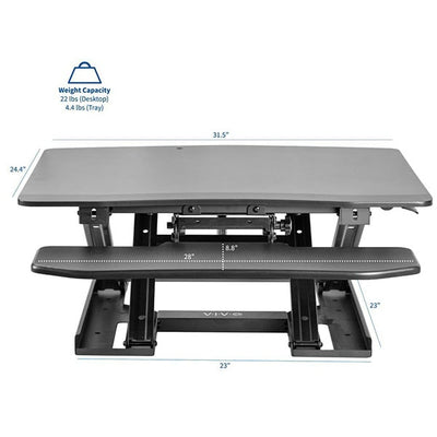 Vivo Desk V000Y Dimension