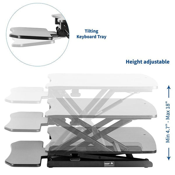 Vivo Desk V000Y Height Setting