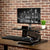 Vivo Desk V011G 3D View Single Monitor