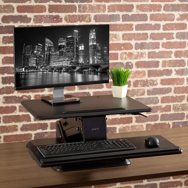 Vivo Desk V011G Top Front Side View