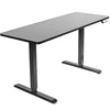 Vivo Electric Standing Desks Black Top Black Frame 60 x 24